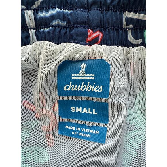 Chubbies Men's Neon Lights Print Swim Trunks Size Small - Picture 3 of 3